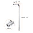 thumbnail image 2 of T45 Clé Torx Inviolable Étoile Manche Long Clé en L 6 Points Outil à Main en Acier pour Automobile, 2 of 7