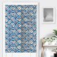 thumbnail image 3 of Cortina de puerta con pintura japonesa, cortina de puerta y para cocina, bistró, partición, sombreado, decoraciones Azul-75x120cm Macarena Cortina de Noren japonesa, 3 of 6