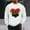 White, variant on QUNYINEY Crew Neck Men Sweatshirts Casual Black History Month Black Long Sleeve Tops Drop Shoulder Loose Pullover Sweatshirts