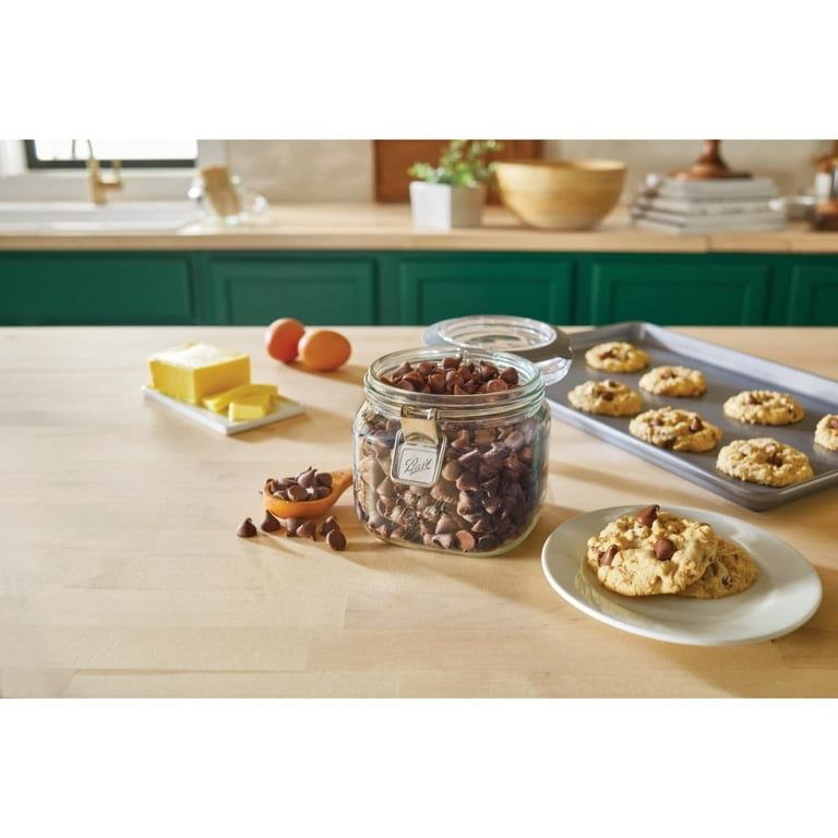 Ball Latch Jar, Glass Storage Jar, Quart - Walmart.com
