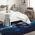 thumbnail image 4 of Football Galaxy Area Rugs for Bedroom Living Room - 6x9 ft - Football Carpet for Home Decor - Football Sport Patterned Decorative Indoor Large Rug - Washable & Soft & Non Slip & Low Pile (ZF&8516), 4 of 7