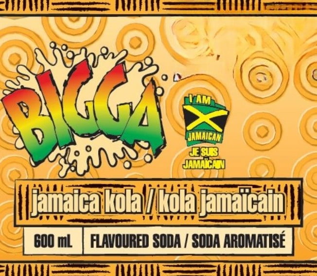 BIGGA FLAVOURED SODA - JAMAICA KOLA