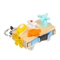thumbnail image 2 of Tablero de actividades de madera, juguete antisensorial, tablero sensorial educativo portátil para niños pequeños y niños, regalo, 2 of 8