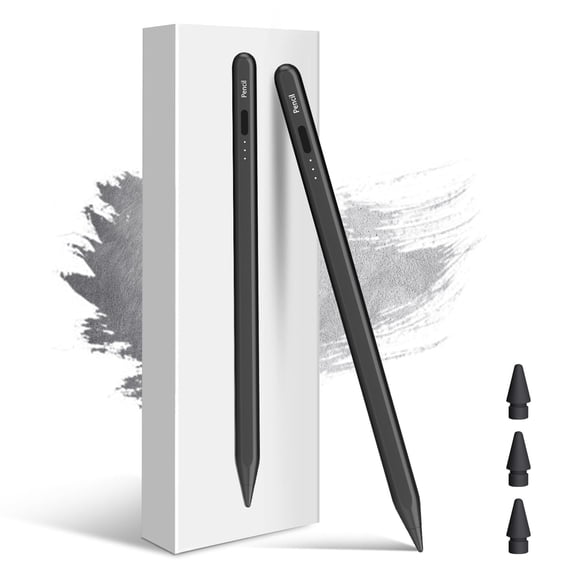 MEKO Stylus Pen for iPad with Tilt Sensentivity Palm Rejection-Black