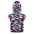 thumbnail image 4 of iiniim Débardeurs à Capuche pour Garçons Musculation Athlétique Sans Manches Camouflage Imprimé T-Shirt Gym Rouge Bleu 16, 4 of 5