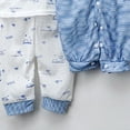 thumbnail image 5 of YDFCWX Baby Boy Layette Sets Newborn Preemie Baby Boy Girl Layette Set Baby Boys 8-Piece Cotton Bodysuits Pants Set Unisex Baby Gift Sets 0-3 Month Layette Set for 0-3 Months,Blue, 5 of 5
