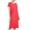 Red, variant on Jamicy Nightdress for Women Plus Size Valentine's Day Gifts for Wives Women's Plus Size Summer Dress Cami Nightgown V Neck Short Sleeve Split Hem Midi Dresses Sleepwear