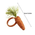 thumbnail image 4 of Hand Woven Napkin Circles Napkin Rings Napkins Rings for Easter, 4 of 6