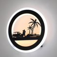 thumbnail image 4 of Lámpara de pared LED, lámpara decorativa blanca cálida de estilo nórdico para dormitorio, baño, Zulema Lámpara de pared creativa, 4 of 6
