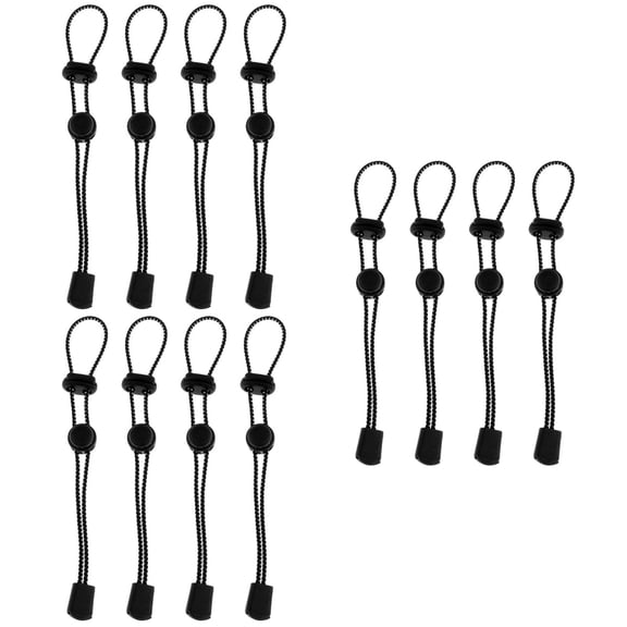 12 Pcs Lanyard Folding Trekking Poles Walking Stick Hiking Climbing Elastic Strap Backpack Ropes Fixed Buckle