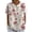 Hot Pink, variant on Women's Short Sleeve T-Shirt Pink Button Blouse Round Neck Short Sleeve Women's Linen Lapel Art Floral Round Neck Button Loose Pullover Top Casual Shirt T Shirt