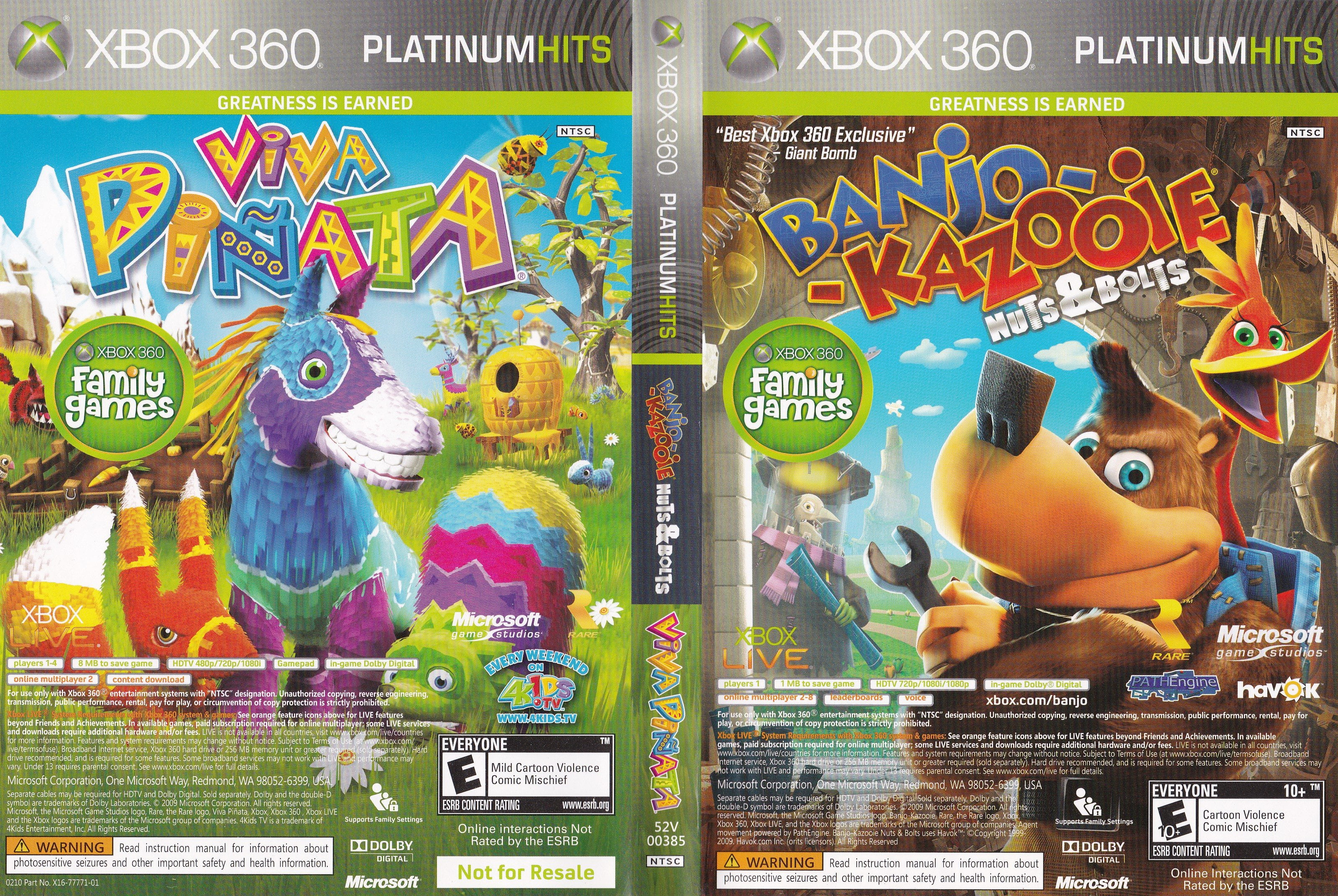 Banjo-Kazooie: Nuts and Bolts and Viva Pinata - Xbox 360 | Microsoft |  GameStop