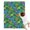 Green Cartoon Dinosaurs, variant on Green Cartoon Dinosaurs Palm Trees Sun Pattern Blanket,Comfortable Soft Flannel Throw Blanket,All Season,Warm Lightweight Blankets for Sofa Bed Couch Living Room Chair,30"x40"