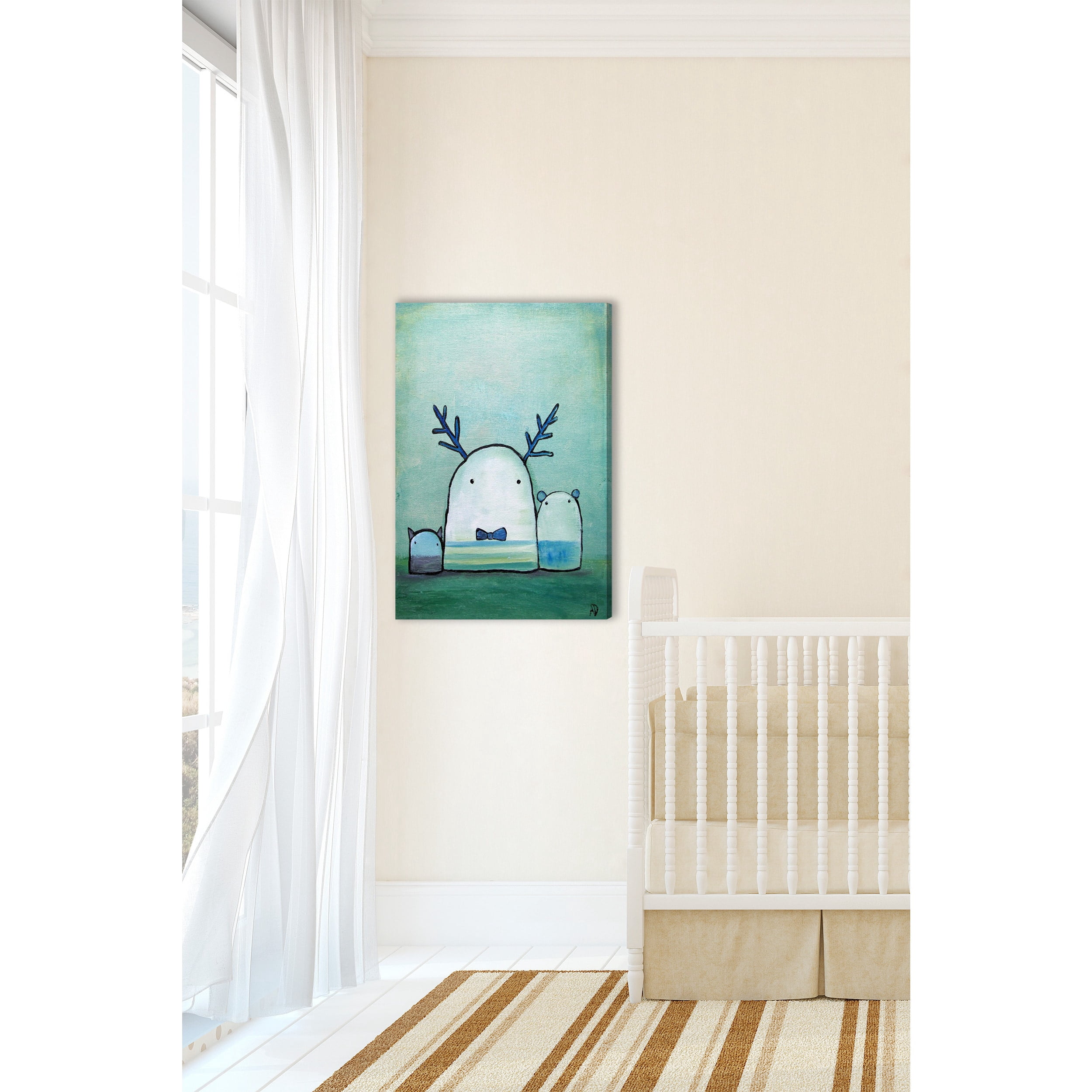 Marmont Hill "Oop Bop and Dawdle" by Andrea Doss Painting Print on Wrapped Canvas