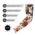 thumbnail image 5 of ALAZA Cute Dogs and Flowers UV Sun Protection Arm Sleeves UPF 50+ Compression Cooling Sleeve 1 Pair, 5 of 7