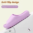 thumbnail image 2 of Kids Cloud Slides Slippers For Girls Boys,Pillow House Slippers Non-Slip Super Soft Quick Drying Shower Cushioned Slides Bathroom Thick Sole Sandals Indoor Outdoor Slippers, 2 of 7