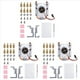 thumbnail image 1 of 3X para 4 Estuche con Enfriador de Torre de Hielo Ventilador de CPU, con Ventilador Disipador de Ventilador Deslumbramiento Ventilador RGB Torre de TuberíA, 1 of 5