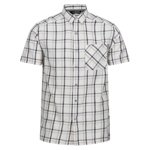 Regatta Mens Mindano VIII Checked Short-Sleeved Shirt