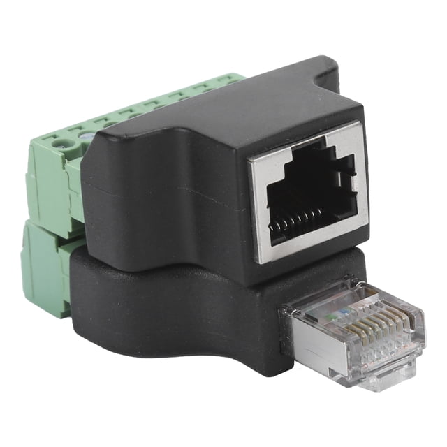 Conectores RJ45 hembra macho a terminal de tornillo de 8 pines para CCTV Bling Bling