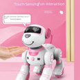 thumbnail image 2 of Perro de simulación de programación de control remoto que puede cantar y bailar, acrobacias, carga, robot inteligente dinámico, juguetes de educación temprana para niños, 2 of 6