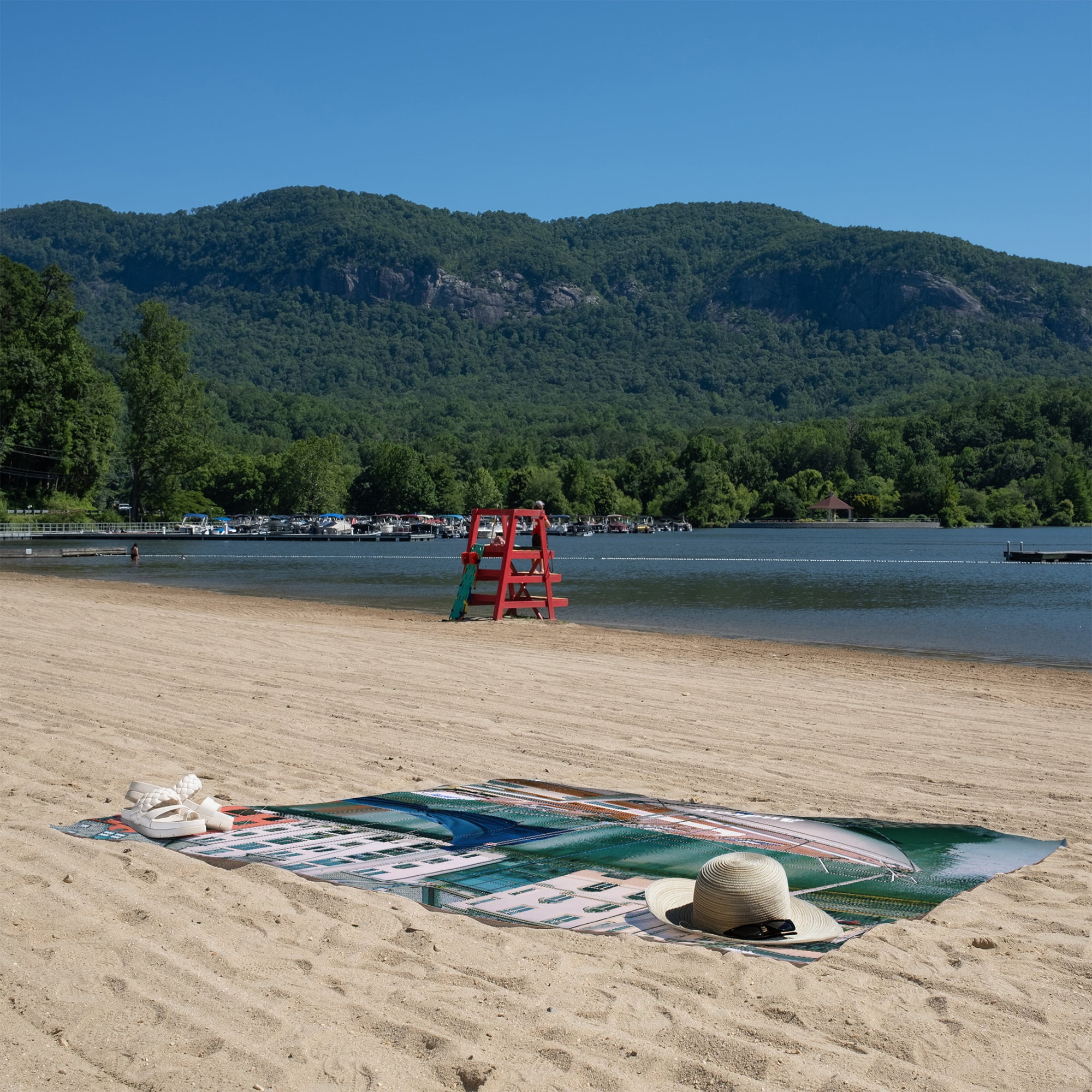 Beach Sheet Customizable with Photo or Designs, 78x70 Unisex. Adult, Teen, Tween.