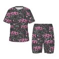 thumbnail image 1 of Balery Lovely Mom Ever Conjunto de Pijama Infantil de Manga Corta con Estampado – Ropa de Dormir de Algodón Suave-X-Large, 1 of 6