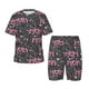 thumbnail image 1 of Fotbe Lovely Mom Ever Pijama Estampada de 2 Piezas para Niños – Ropa de Dormir de Manga Corta Cómoda para Niños y Niñas, Camiseta y Shorts de Algodón-Medium, 1 of 6