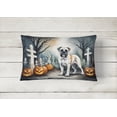 thumbnail image 2 of Carolines Treasures DAC2025PW1216 16 x 12 in. Unisex Boxer Spooky Halloween Fabric Decorative Pillow, 2 of 4