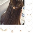 thumbnail image 2 of Femmes Bandeau Mode Strass Fleur Perle Mariage Coiffe Cheveux Bijoux, 2 of 10