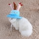 thumbnail image 5 of Gorro de fiesta de cumpleaños para mascotas con velas de colores para perros, gatos y animales pequeños (azul) - Adorno para pastel de cumpleaños para perros y gatos, 5 of 5