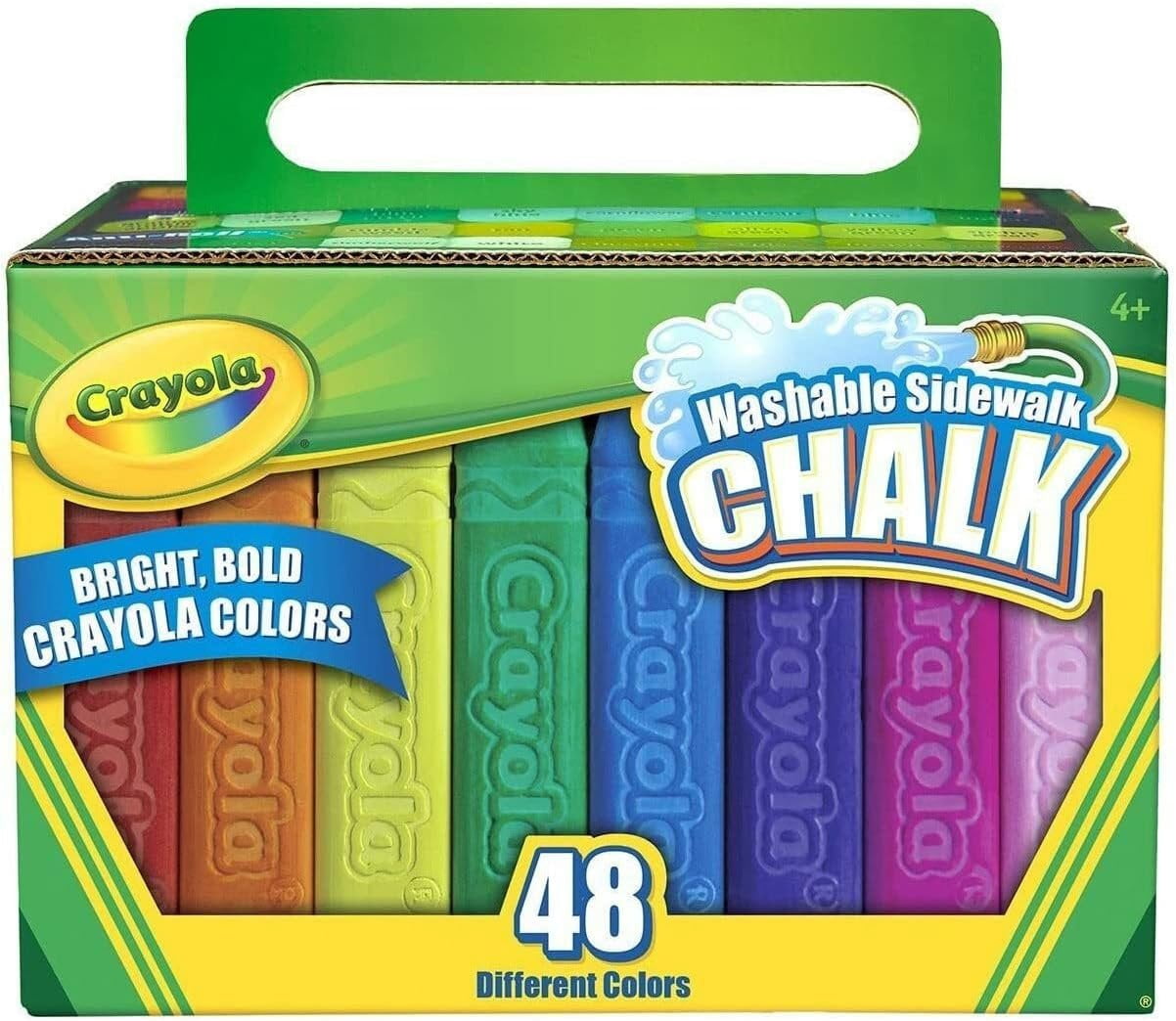 Crayola Ultimate Coloring Collection with 48 Count Sidewalk Chalk, 96 Count Classic Crayons, and 64 Count Ultra Clean Markers