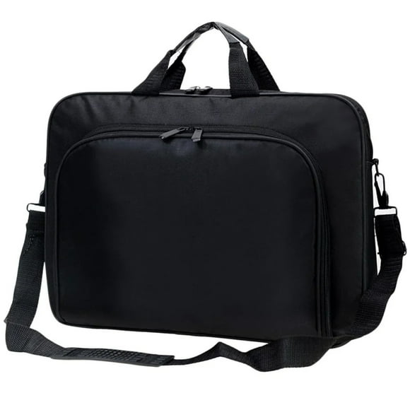 15 Inch Laptop Shoulder Bag Business Handbag for Men Women, Portable Notebook Computer Bag with Two Zipper Pockets, Detachable Strap Travel Work, Laptop Shoulder Bag *1 Piece