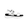 thumbnail image 2 of Women Leatherette Striped Open Toe Flatform Sandal 18483, 2 of 6