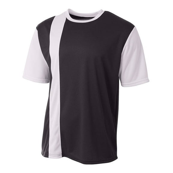 A4 Legend Soccer Jersey For Men in Black/White | N3016