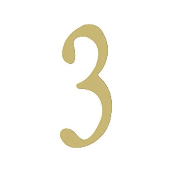 Número de Dirección 3 Special Lite BR3-3 Latón 7.6 cm