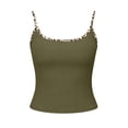thumbnail image 2 of TaTaai Women's Summer Tank Top Sleeveless Animal Print Camisole V-Neck Solid Color Casual Crop Vest Blouse Gift, 2 of 6