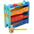 thumbnail image 3 of Punch And Roll Track Toy With Hammer Wooden Made Cartoon Design For Baby, 3 of 6