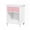 Pink, variant on Kids Nightstand with Drawer & Open Shelf - Solid Color Toddler Bedside Table, Thickened MDF Storage Organizer for Bedroom, Playroom, Nursery