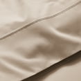 thumbnail image 2 of Hotel Style 4-Piece 300 Thread Count Taupe Pima Cotton Bed Sheet Set with Taupe Hem, Queen , Double marrow Hem , Adult/Teen, 2 of 6
