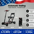 thumbnail image 2 of Olurrisa 4-Wheel Remote Folding Mobility Scooter For Adults And Seniors, Super Lightweight And Compact Plus Nfc Electric Foldable Mobility Scooter With Suspenion Capacity., 2 of 6