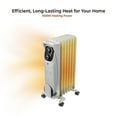 thumbnail image 4 of Comfort Zone 1,500W Electric Oil-Filled Radiator Space Heater, Thermostat, Tip-Over & Overheat Protection, 4 of 7