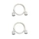 thumbnail image 2 of Monstrate Universal 1,5/3/5M F/F Serial RS232 Cable de módem nulo a DB9 FTA conexión cruzada 9 pines COM convertidor de Cable de Type1 NO1, 2 of 6