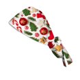 thumbnail image 4 of LTTVQM Christmas Scrub Cap for Women Men Working Cap with Sweatband Adjustable Tie Back Nurse Hats Head Cover, 4 of 6