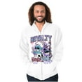 thumbnail image 4 of The Smurfs Kanji Hustle King Royalty Zip Hoodie Sweatshirt Men Brisco Brands M, 4 of 6