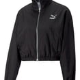 thumbnail image 1 of Chamarra Puma Mujer Cropped Track Jacket Negro Deportivo negro XS, 1 of 9