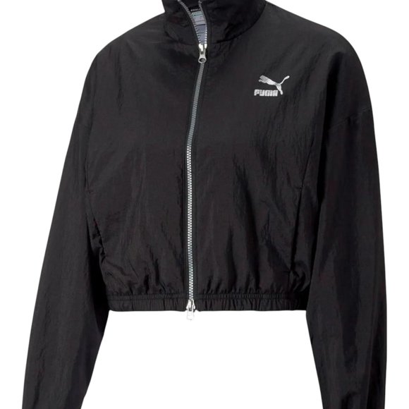 Chamarra Puma Mujer Cropped Track Jacket Negro Deportivo negro XS
