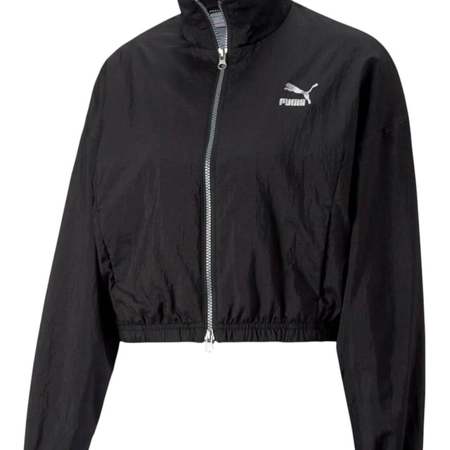 Chamarra Puma Mujer Cropped Track Jacket Negro Deportivo negro XS