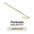 thumbnail image 2 of Achim Fantasia 5/8" Cafe Rod, 2" Projection 66-120", Brass, 2 of 5