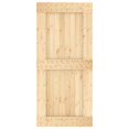 thumbnail image 3 of vidaXL Door NARVIK 95x210 cm Solid Wood Pine, 3 of 5