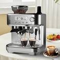 thumbnail image 3 of Espresso Machine with LCD Display, 15 Bar Professional Coffee Maker with PID Temperature Control, Stainless Steel Latte Cappuccino Coffee Machine Perfect Gifts for Home Dad Mom, 3 of 7